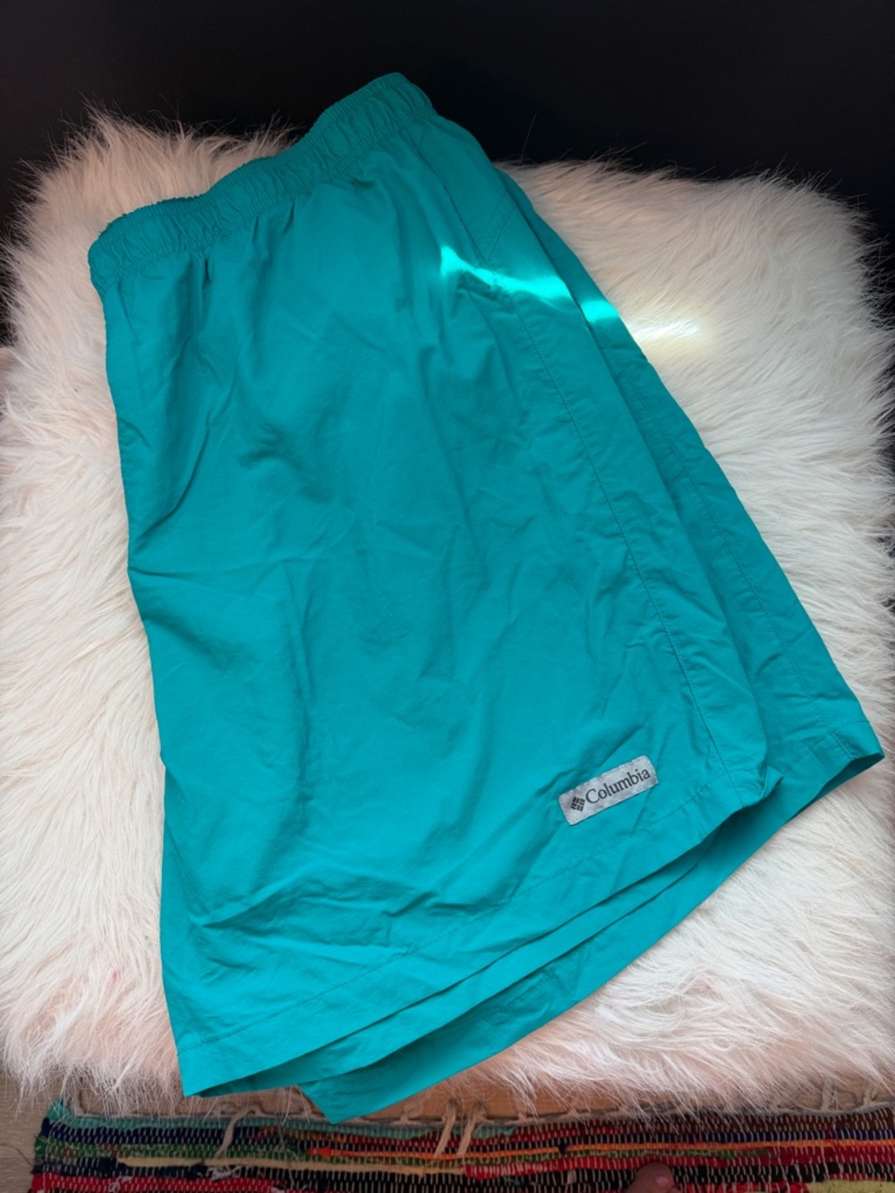 Men’s Columbia Turquoise Swim Trunks